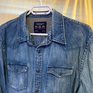 XL thin jean jacket
